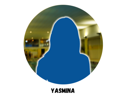 Yasmina, monitor groep Geel